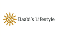 Baabi's Lifestyle logo on a pure white background